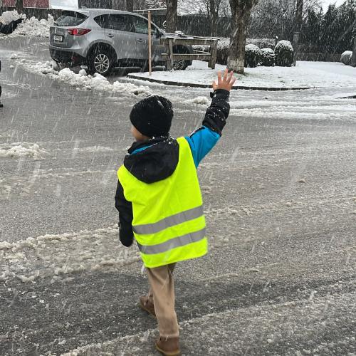 Richtig über die Straße gehen